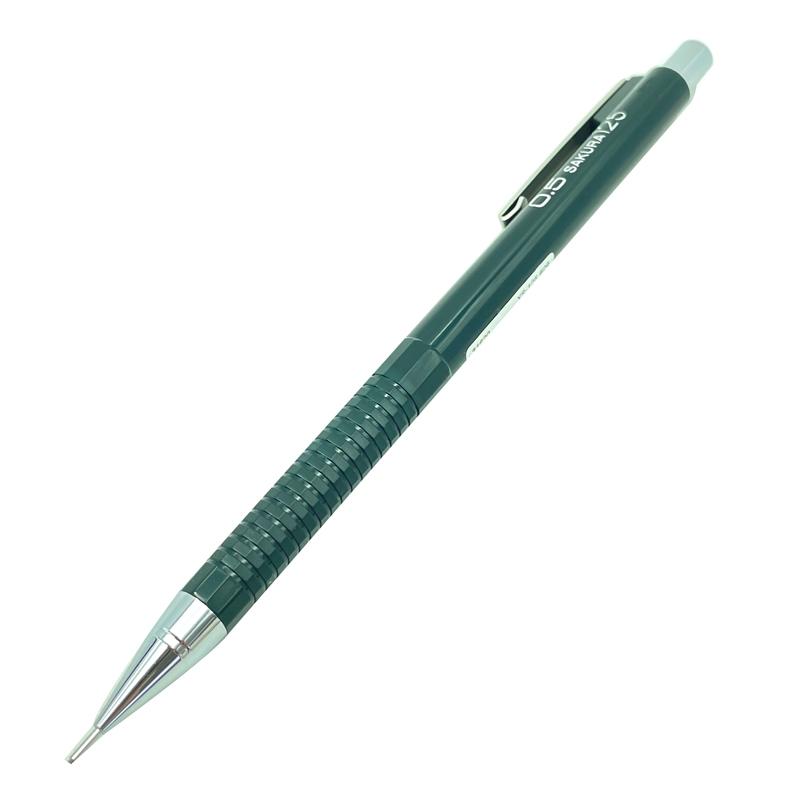 Bút Chì Bấm Sakura Mechanical 0.5mm - Màu Xanh Lá