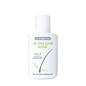 Lotion giúp dưỡng ẩm da đầu, cho bạn mái tóc trông dày và khỏe mạnh DR.SOMCHAI ACTIVE HAIR TONIC N0.2