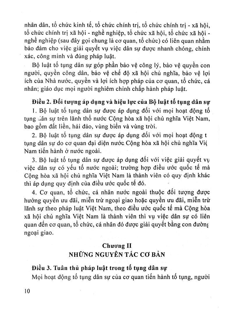 Bộ Luật Tố Tụng Dân Sự Của Nước Cộng Hòa Xã Hội Chủ Nghĩa Việt Nam (2016)