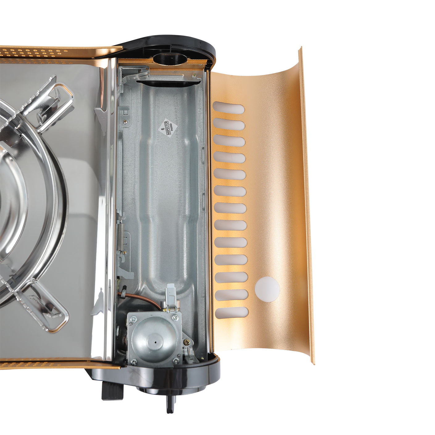 Bếp Ga Mini Cao Cấp Maxsun MS-77 - Công Suất 2900W, Hai Vòng Chắn Gió, Nhôm Nhẹ - Inox Chống Rỉ - Hàng chính hãng