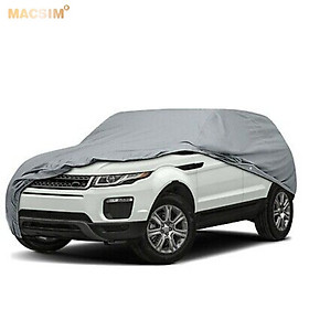 Bạt phủ ô tô chất liệu vải không dệt 3 lớp cao cấp thương hiệu MACSIM cho xe ô tô Mercedes GLS màu ghi