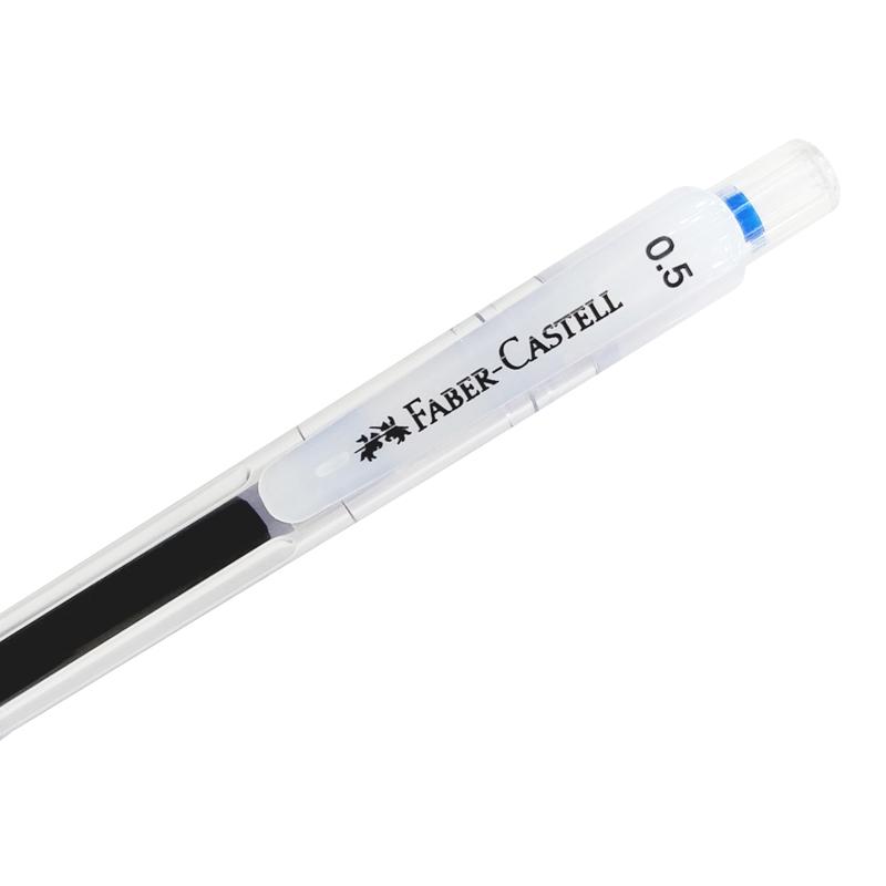 Bút Gel Bấm Fast Gel 0.5 mm - Faber-Castell 641651 - Mực Xanh