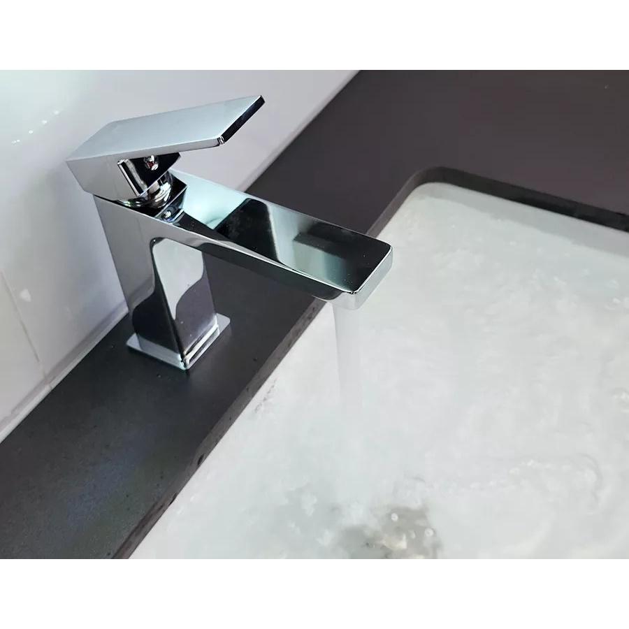 Vòi lavabo nóng lạnh Đồng mạ Chrome Eurolife EL-HAVENT 02 (Trắng bạc)