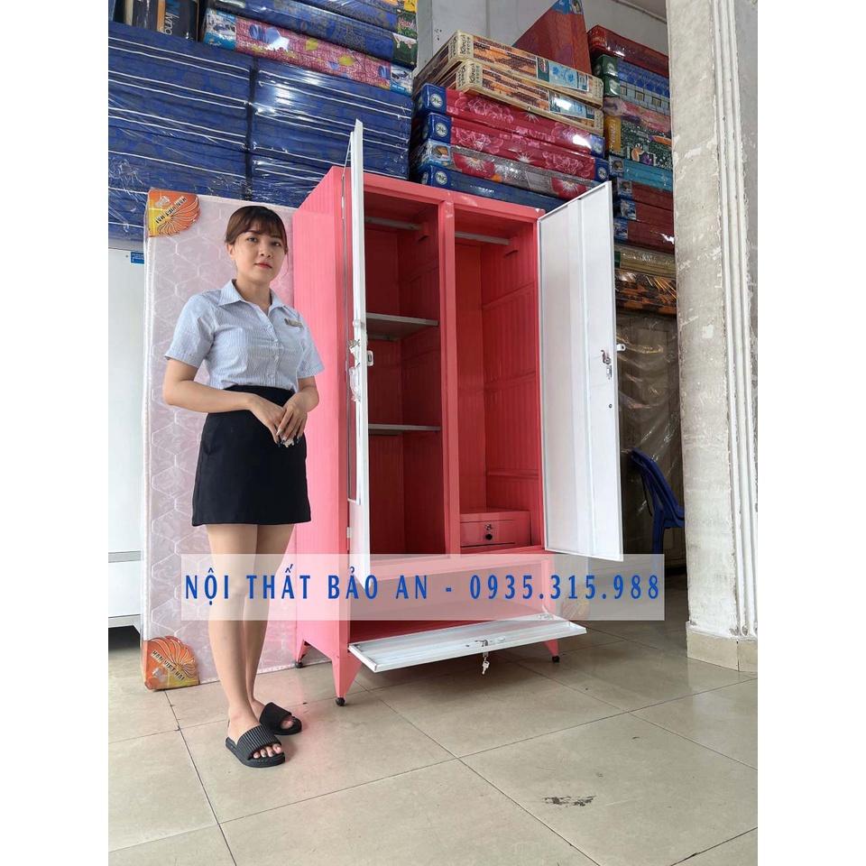 Tủ sắt sơn tĩnh điện hộc bậc 1m8x90cm - Free ship HCM