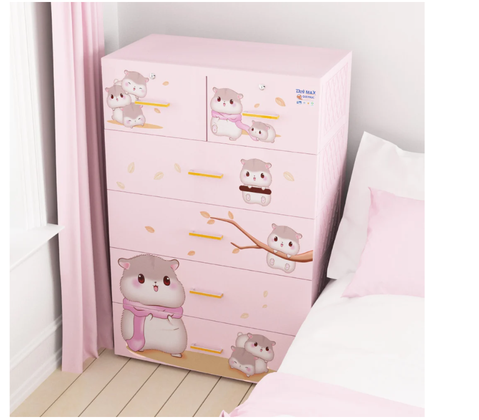 Tủ nhựa 5 tầng Qui Phúc D