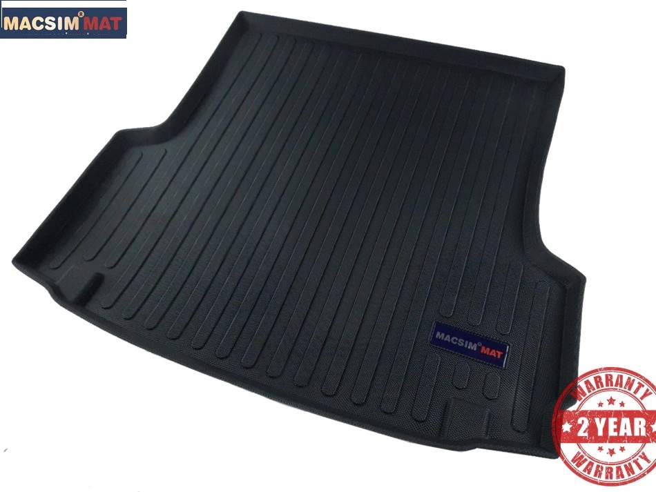 Thảm lót cốp xe ô tô BMW 320i/328i GT 2013-2017 nhãn hiệu Macsim chất liệu TPV cao cấp màu đen (256)