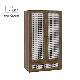[Happy Home Furniture] MEYDAN, Tủ quần áo cánh mây , 100cm x 58cm x 176cm ( DxRxC), TCM_051