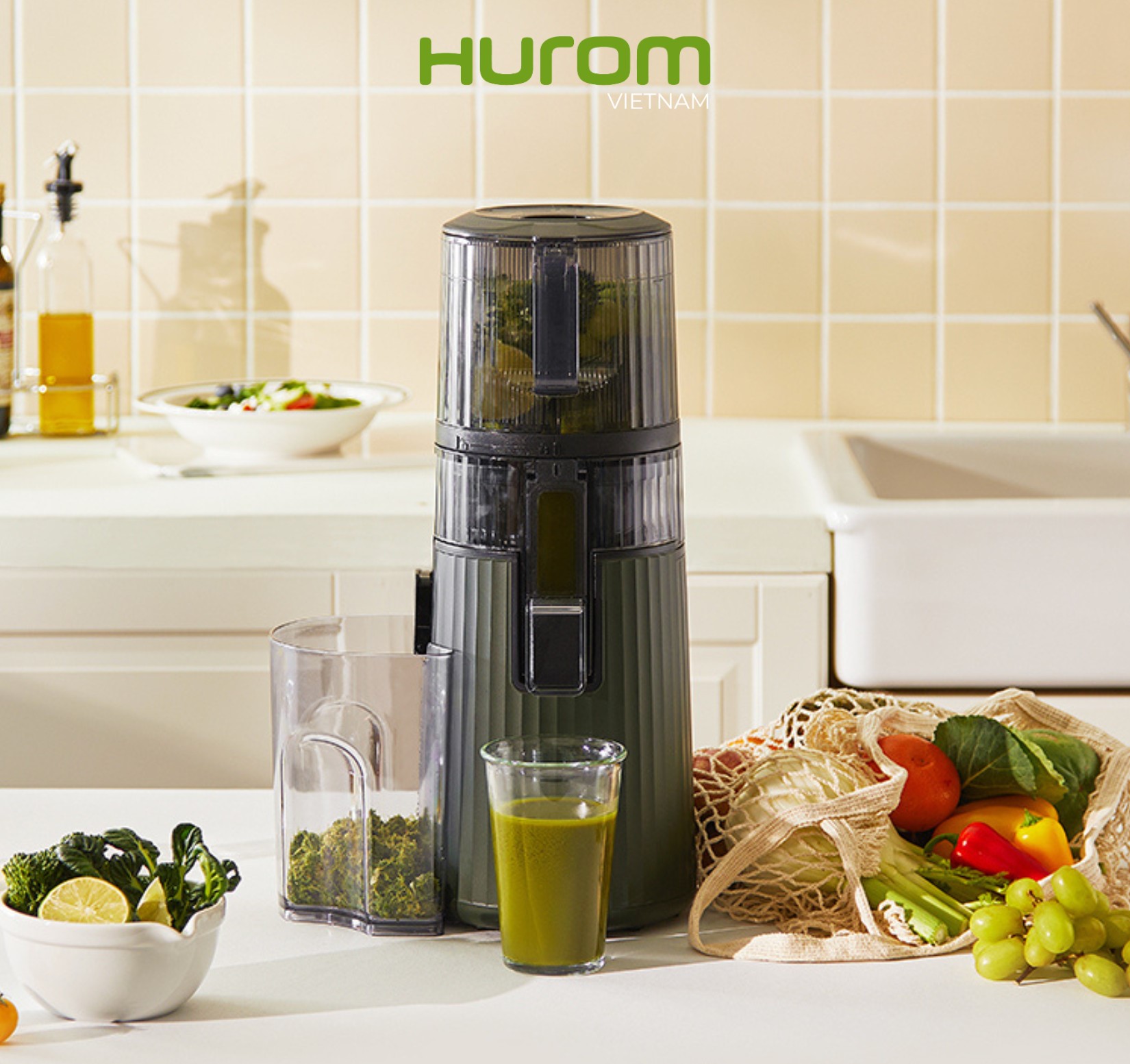 MÁY ÉP CHẬM HUROM H420 2024 - Hàng Chính Hãng - Bảo Hành 10 Năm Động Cơ.