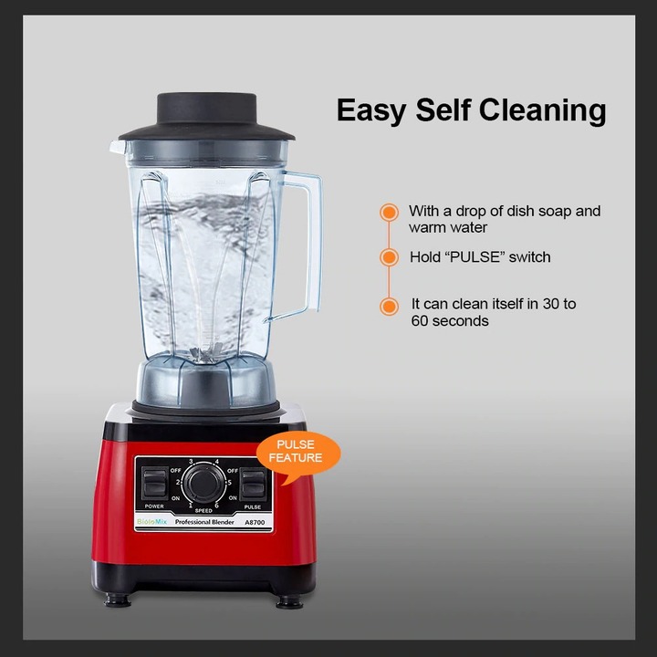 Máy xay sinh tố chuyên nghiệp Biolomix A8700 Công suất 2200W-Dung Tích 2Lít, Bảo hành động cơ lên tới 7 năm,- Hàng nhập khẩu