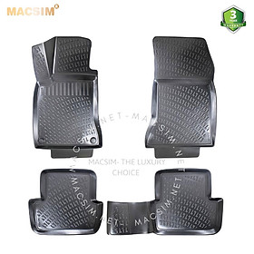 Thảm lót sàn ô tô nhựa TPU Silicon Mercedes CLA 2013-2019 first generation (C117) Nhãn hiệu Macsim