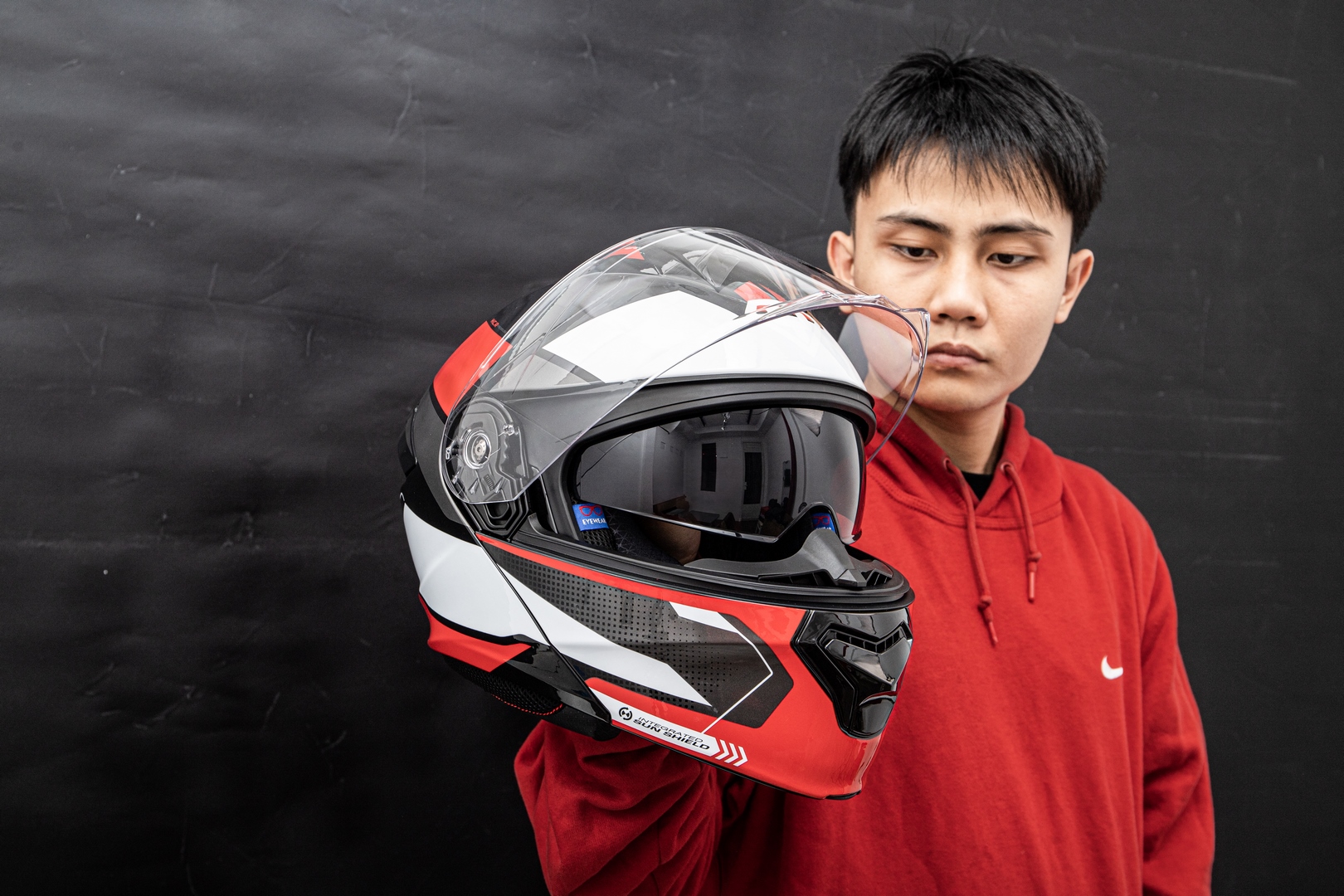 Mũ Bảo Hiểm Fullface Lật Hàm Hai Kính YOHE 935 - GARA20