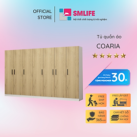 Tủ quần áo gia đình đa dụng hiện đại SMLIFE Coaria