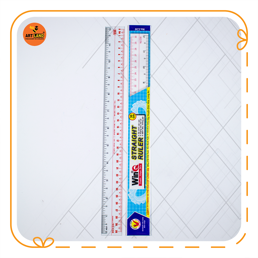 Thước thẳng 30cm cho nét chất lượng cao - WinQ C30