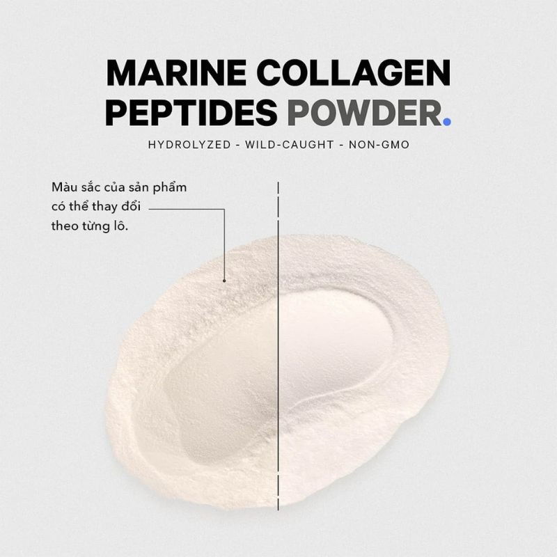 Codeage Marine Collagen Peptides Bột Uống Bổ Sung Collagen Tuýp I và III Hộp 450g - Nhập Khẩu Chính Ngạch Có Tem Phụ Tiếng Việt, Tem Chống Hàng Giả, Tin Nhắn Xác Thực