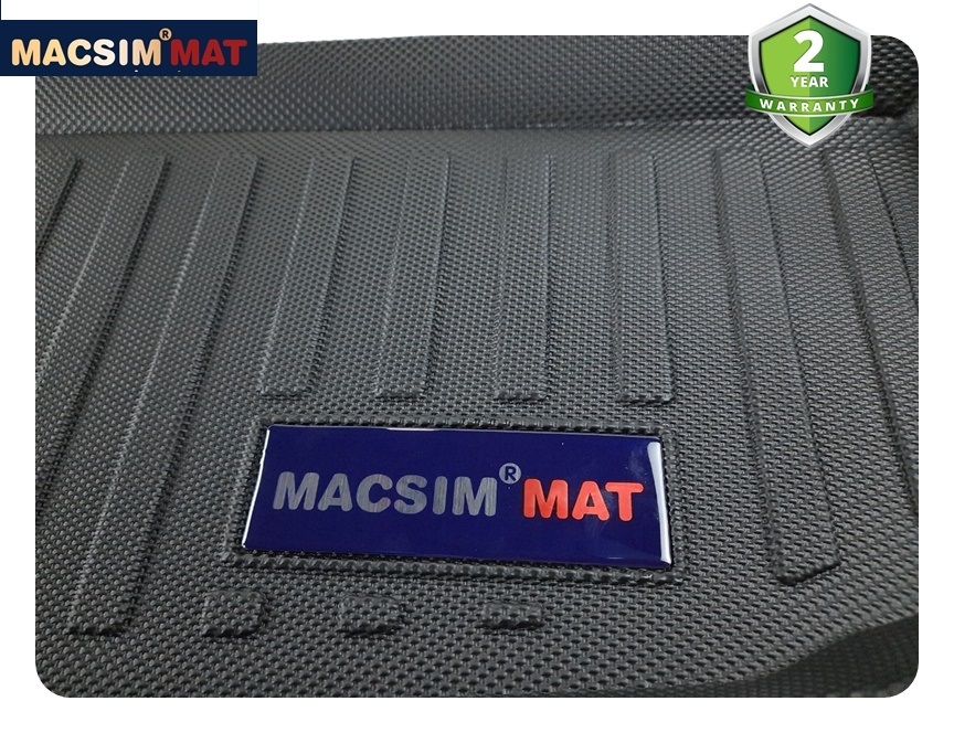 Thảm lót cốp xe ô tô Suzuki XL7 nhãn hiệu Macsim chất liệu TPV cao cấp màu đen (F211)