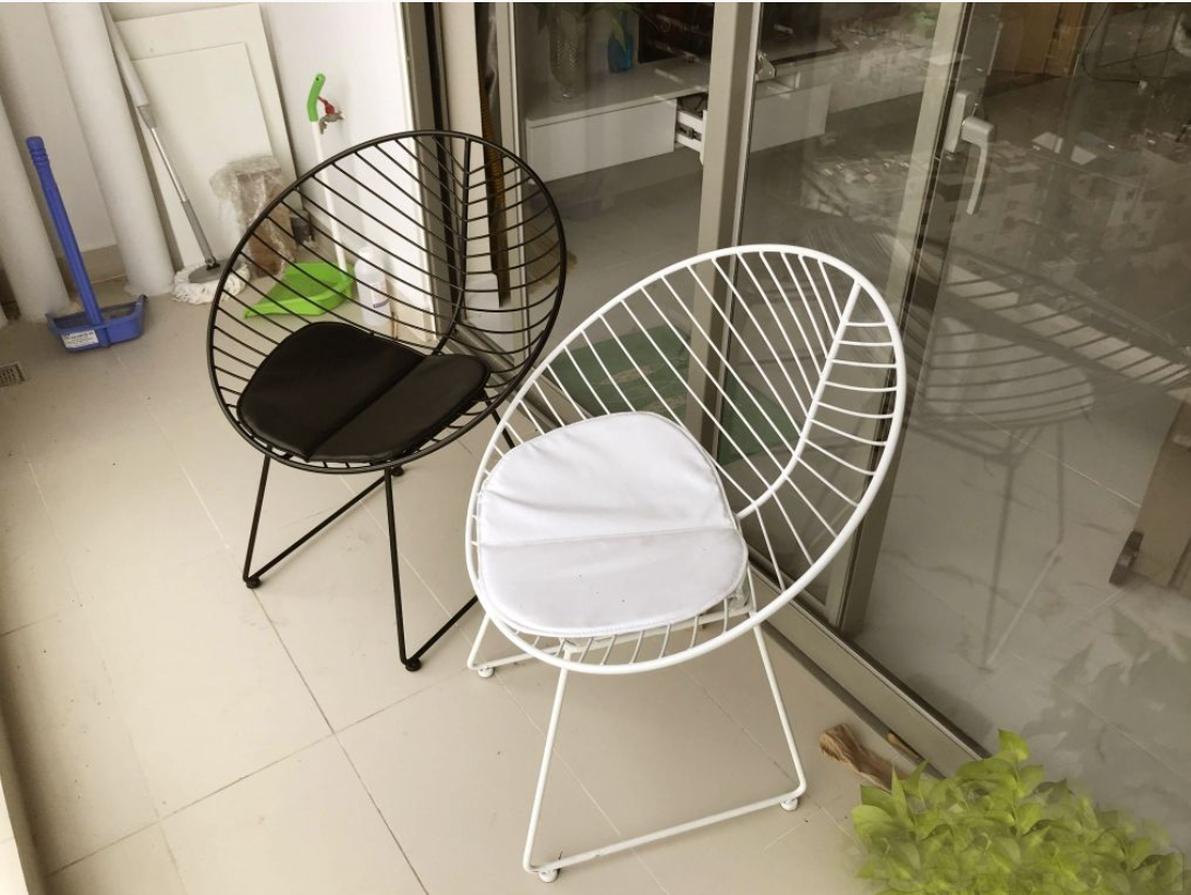 Ghế ngồi phòng ăn Juno Sofa E31CT khung sắt 56 x 45 x 81 cm
