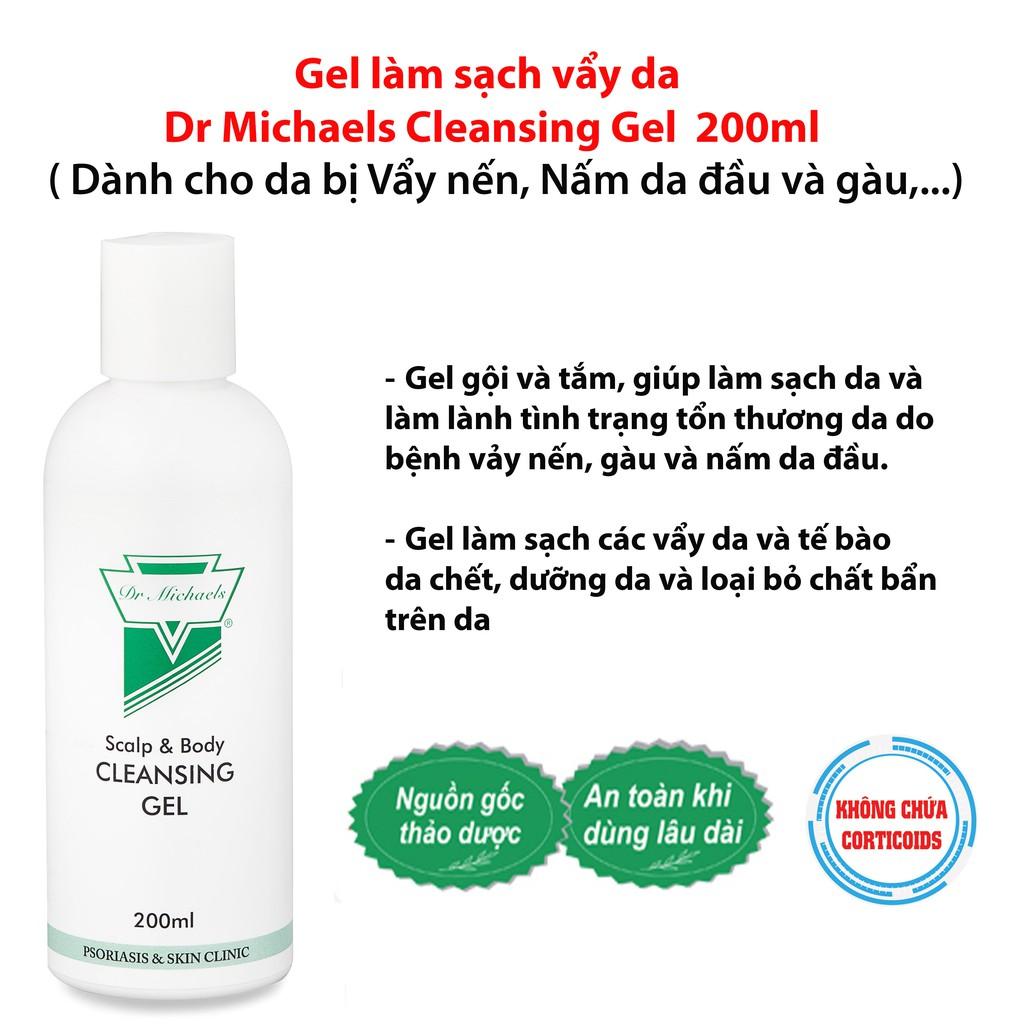 Bộ sản phẩm Dr Michaels dành cho da đầu bị Gàu ( Australia )