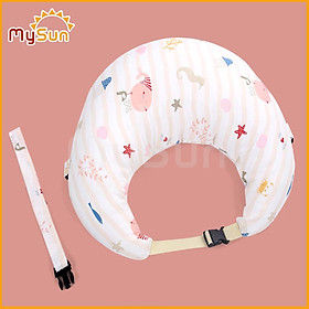 Đệm gối chữ C chống trào ngược dạ dày cho trẻ sơ sinh nằm ngủ, bé con bú, tựa lưng cho bà bầu.