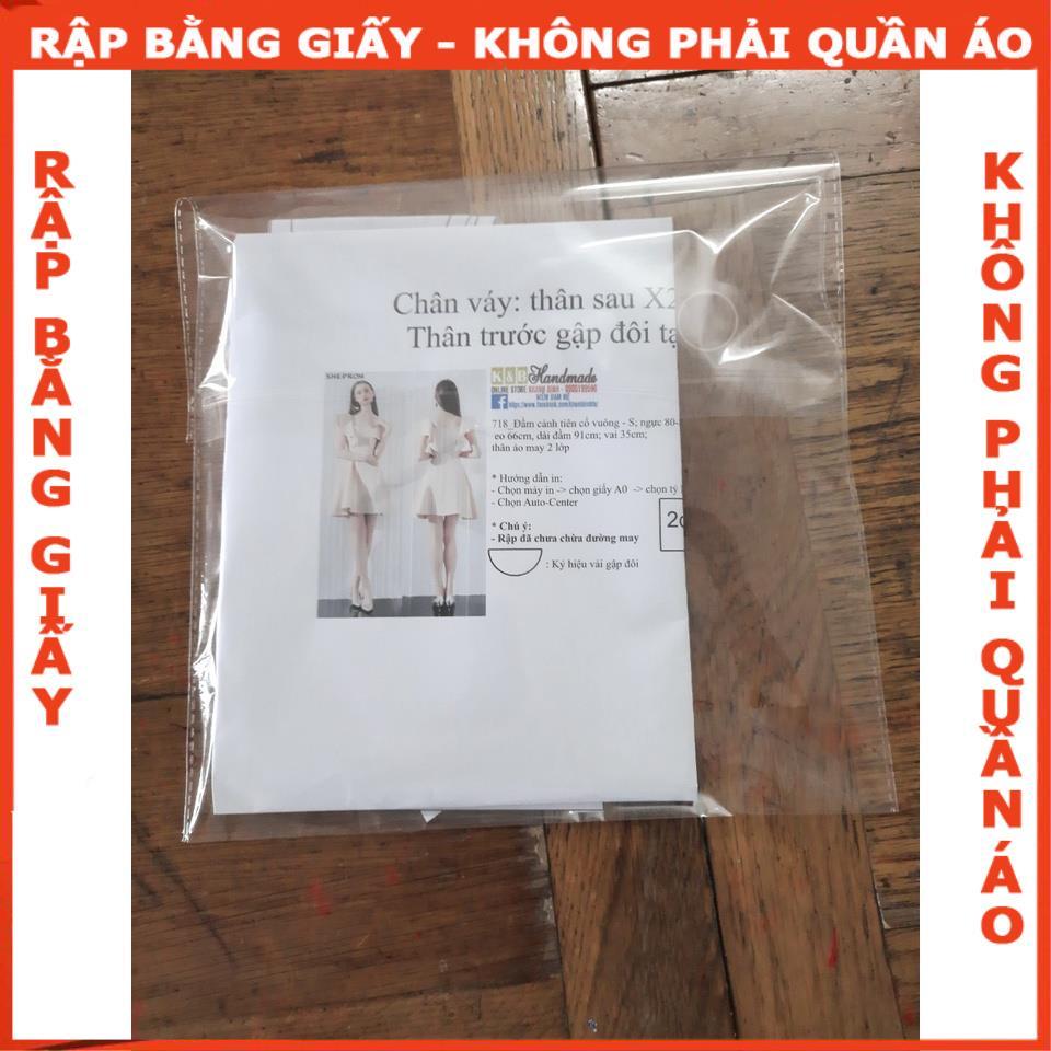Rập đầm nhún ngực - Rập giấy mã 727 (BẢN VẼ)