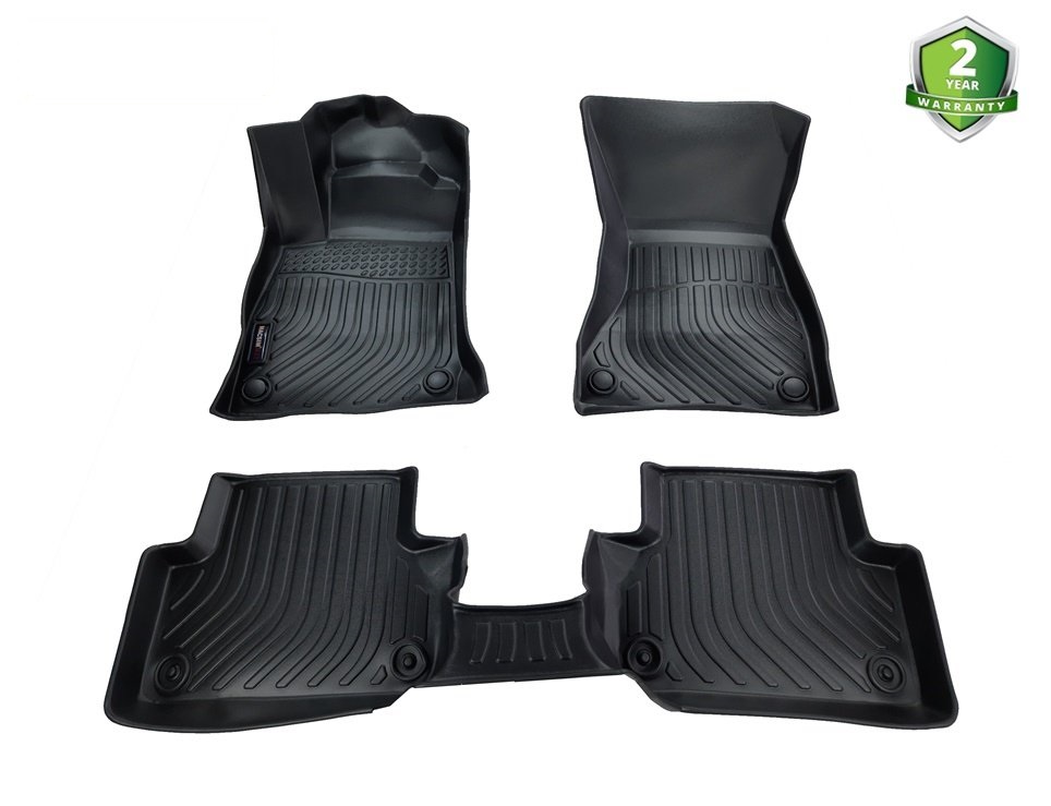 Thảm lót sàn xe ô tô Audi A5/ S5 2008-2017 Nhãn hiệu Macsim chất liệu nhựa TPE cao cấp màu đen