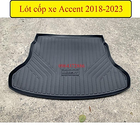 Lót cốp nhựa xe Accent 2018-2023 nhựa dẻo TPO