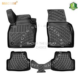Thảm lót sàn ô tô nhựa TPU Silicon Volkswagen Touareg ( third generation) 2018+ Nhãn hiệu Macsim
