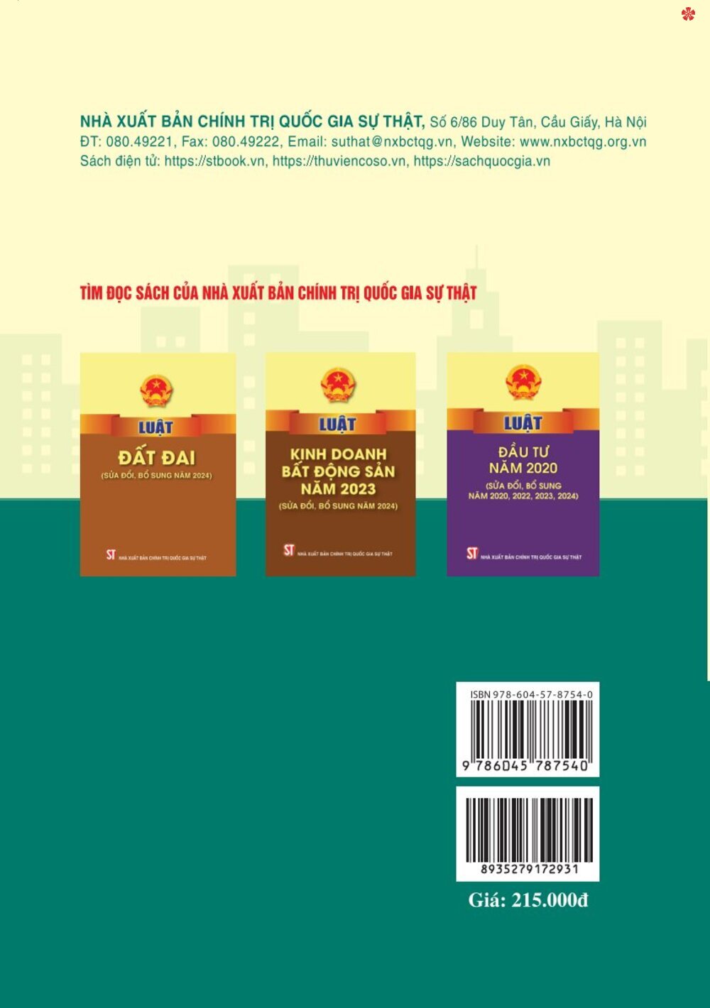 Luật nhà ở 2023 (song ngữ Việt Anh) The 2023 Housing Law (Vietnamese -English)