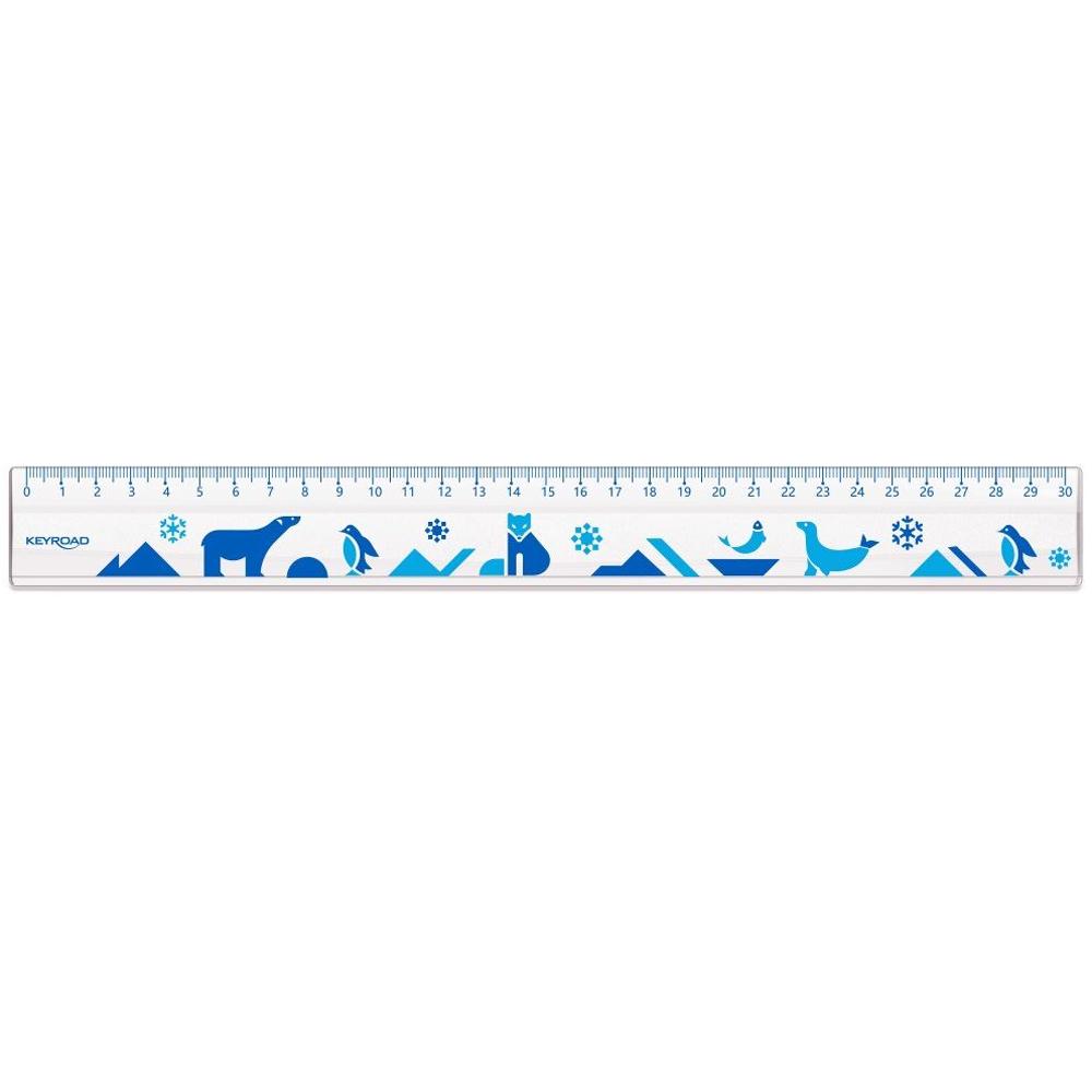 Thước Kẻ 30 cm - Keyroad KR972440 (Mẫu Màu Giao Ngẫu Nhiên)