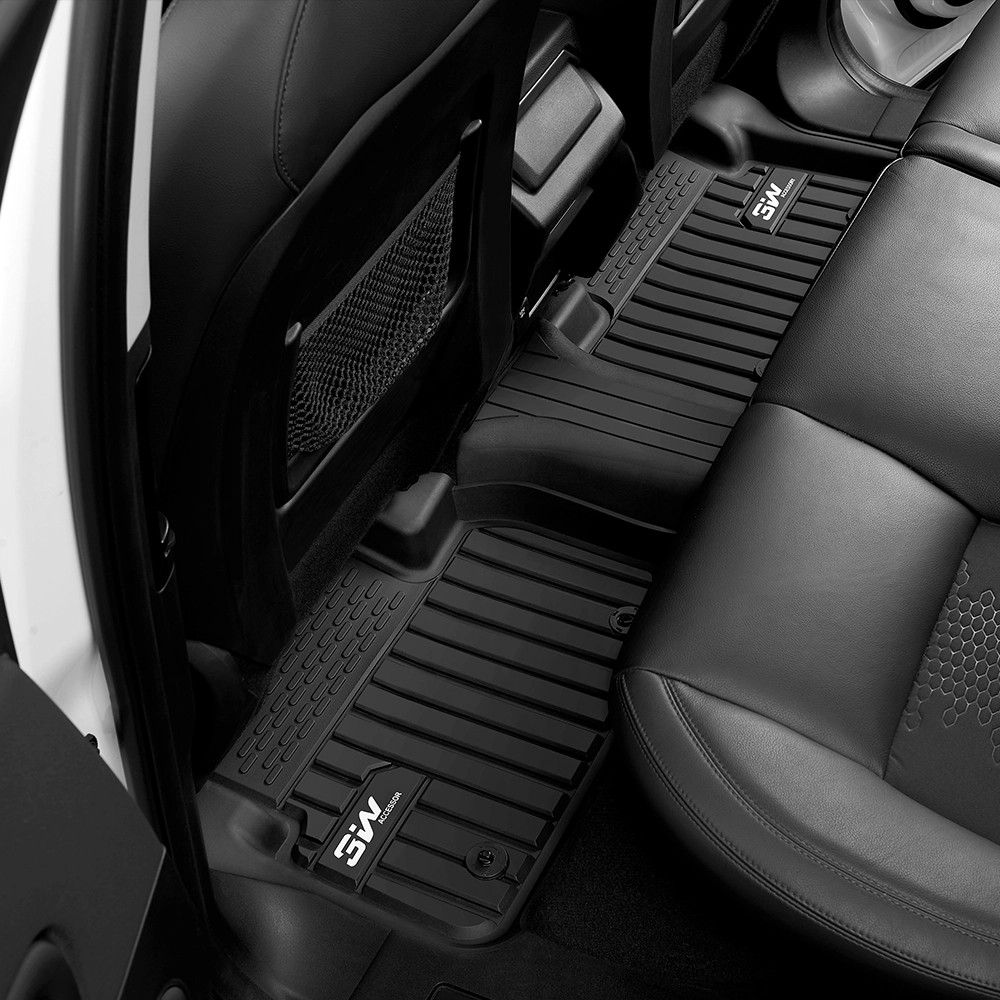 Thảm lót sàn xe ô tô LANDROVER DISCOVERY SPORT 2020+ đến nay Nhãn hiệu Macsim 3W chất liệu nhựa TPE đúc khuôn cao cấp - màu đen