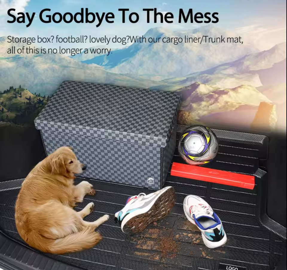 Thảm lót cốp ô tô nhựa Volvo TPU V60 second generation 2018- Nhãn hiệu Macsim