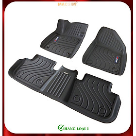 Thảm lót sàn xe ô tô Peugeot MG4 Nhãn hiệu Macsim chất liệu nhựa TPE cao cấp màu đen
