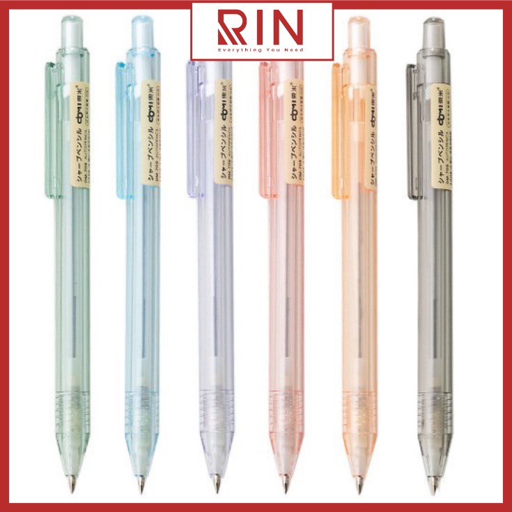 Bút chì bấm / bút chì kim cơ học ngòi 0.5mm – Nhiều màu