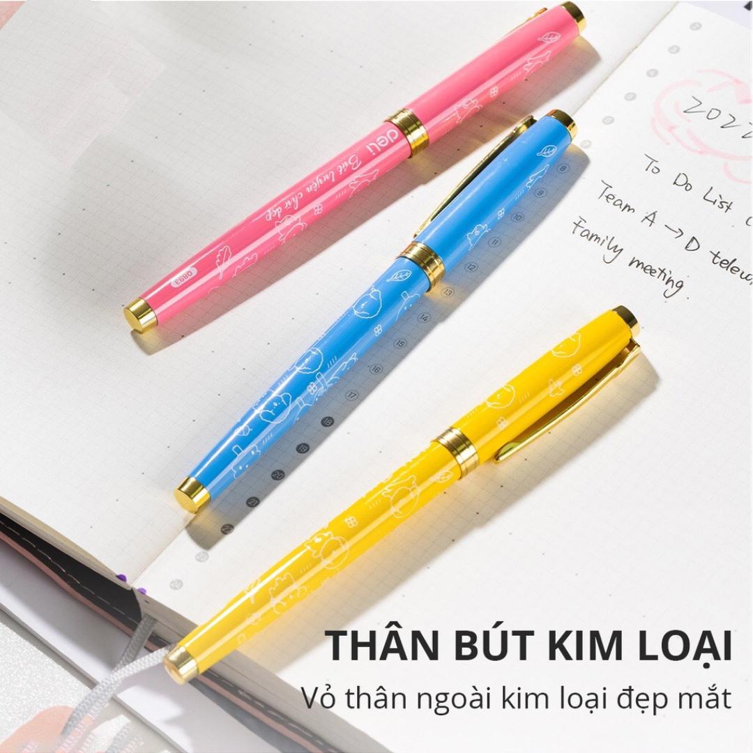 Bút Máy Kim Loại - Deli CQ893 - Màu Xanh Dương
