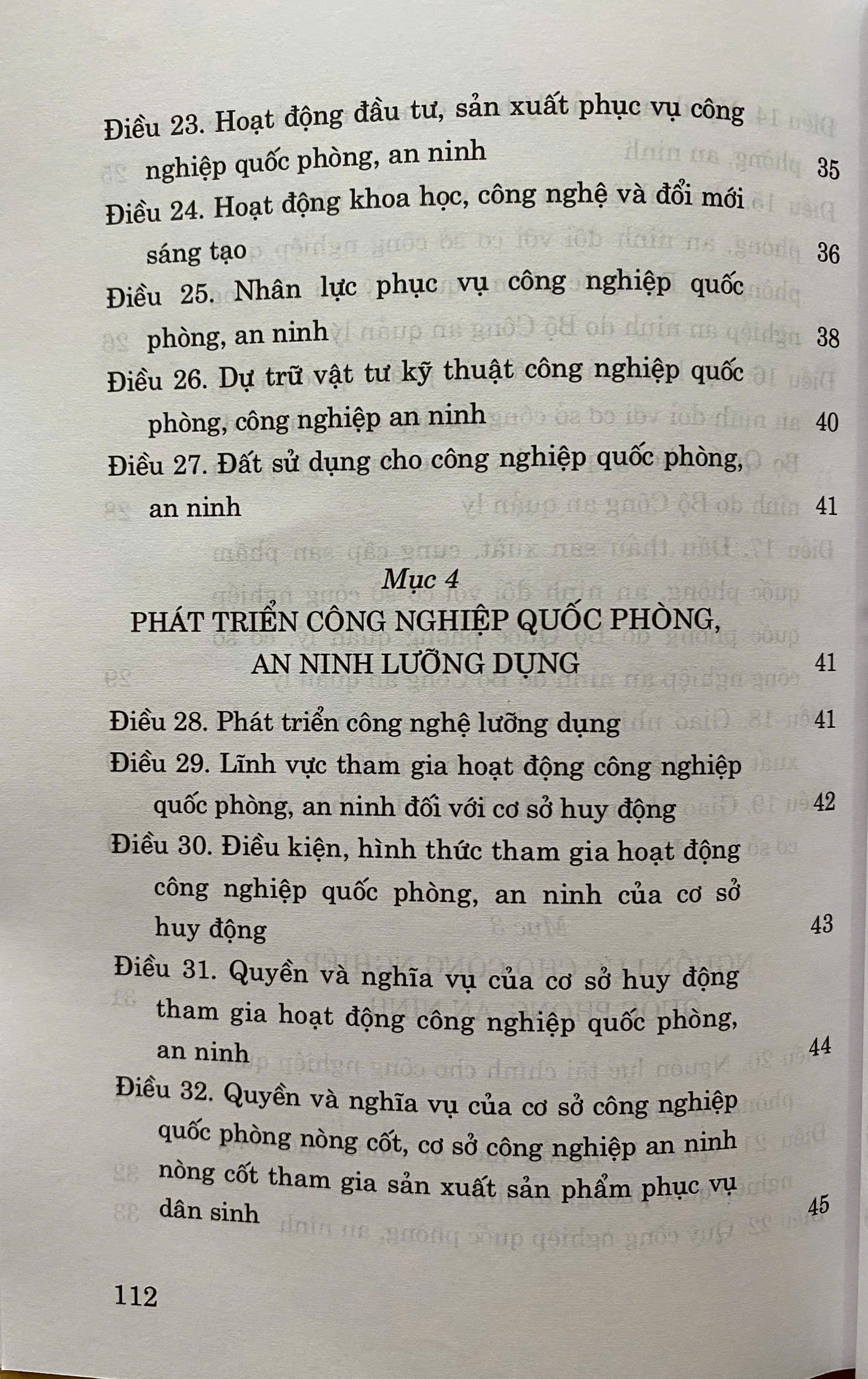 Luật Công Nghiệp Quốc Phòng, An Ninh và Động Viên Công Nghiệp Năm 2024