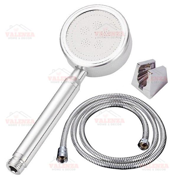 Bộ vòi sen tăng áp nước chảy mạnh, đầy đủ bát sen tăng áp dây sen inox cài sen