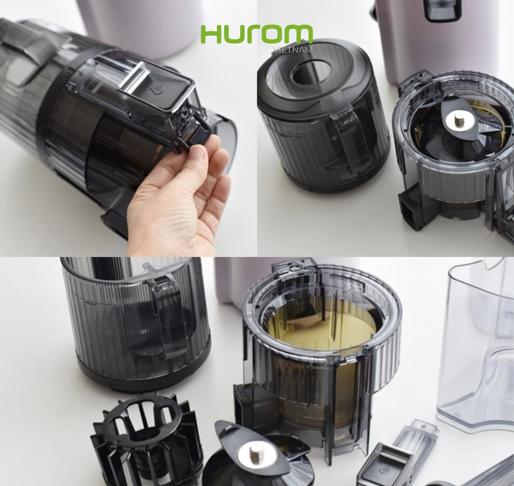 MÁY ÉP CHẬM HUROM H420 2024 - Hàng Chính Hãng - Bảo Hành 10 Năm Động Cơ.