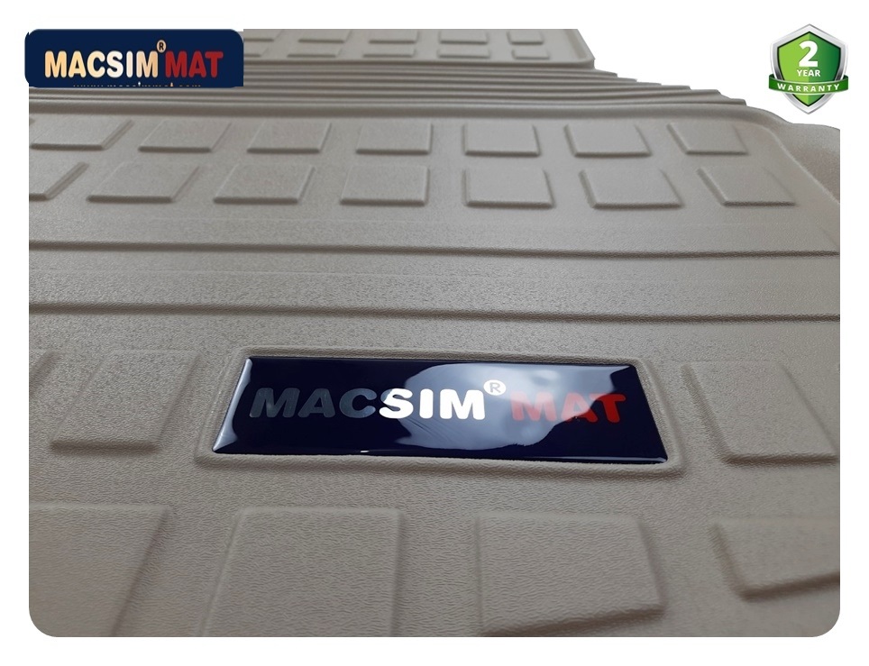 Thảm lót cốp xe ô tô Ford Explorer 2020 -nay nhãn hiệu Macsim chất liệu TPV cao cấp màu be (D0513)