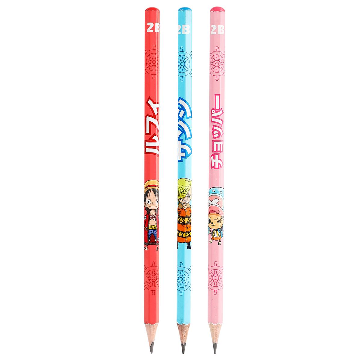 Bút Chì 2B One Piece - Deli EC023-2B - Mẫu 2 - Xanh Dương