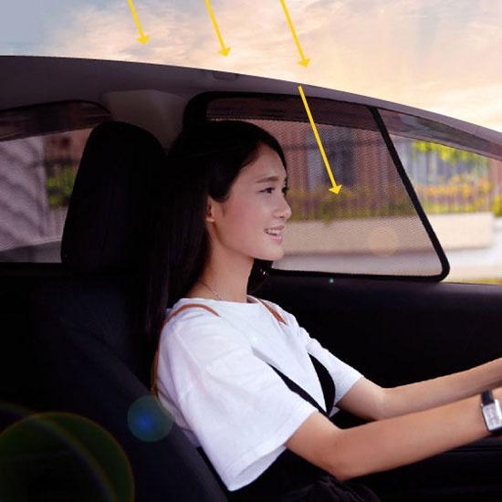 Rèm che nắng nam châm cho xe Toyota Rush, bộ 4 tấm cho 4 cửa, hàng loại 1 cao cấp nhất, vừa khít kính