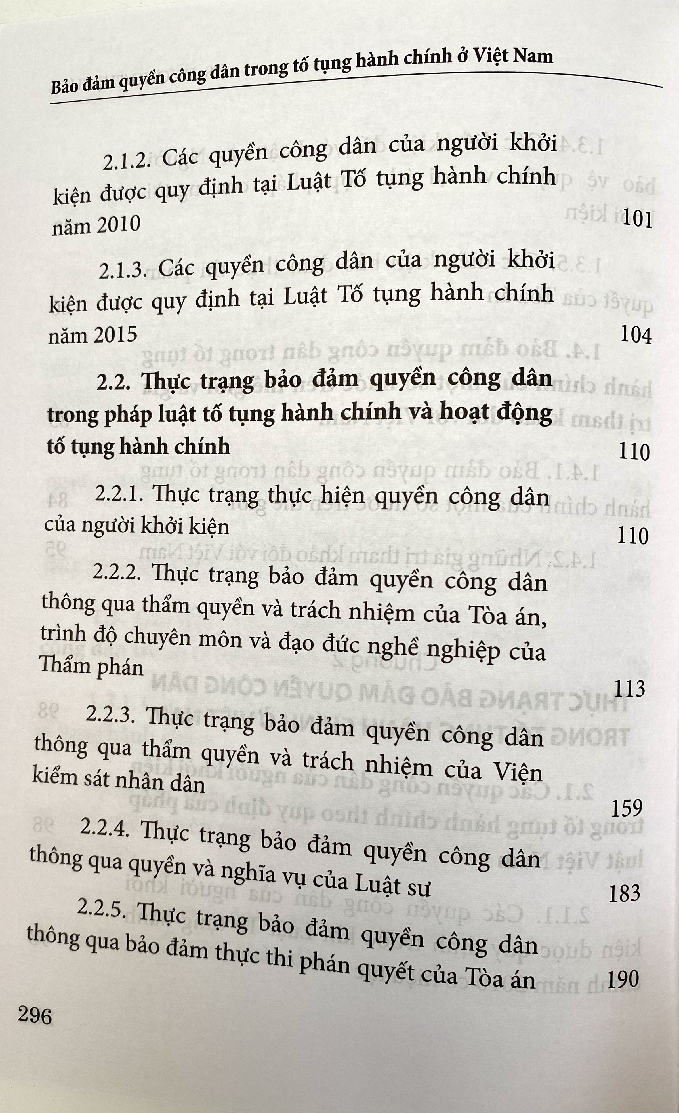 Bảo Đảm Quyền Công Dân Trong Tố Tụng Hành Chính
