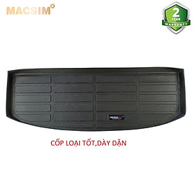 Thảm lót cốp xe ô Ford Everest 2016-2021 nhãn hiệu Macsim chất liệu TPE cao cấp màu đen