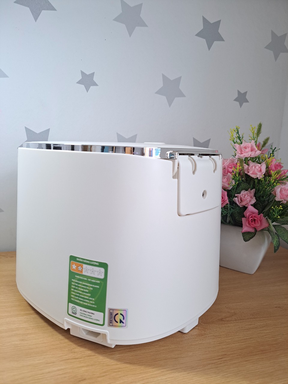 Nồi Cơm Điện Lock&Lock Bianco Nemo Rice Cooker 1.2L EJR384IVY 6 Chế Độ, Giữ Ấm 24h, màn hình LCD - Hàng Chính Hãng