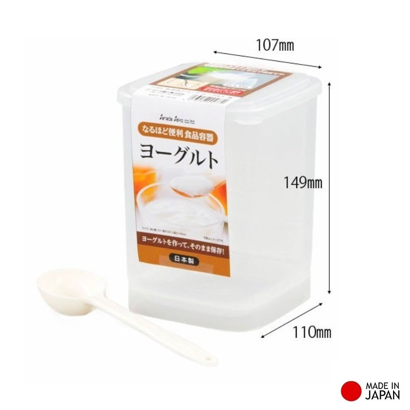 Hộp đựng thực phẩm Sanada 1.15L có thìa đi kèm tiện lợi khi sử dụng - nội địa Nhật Bản