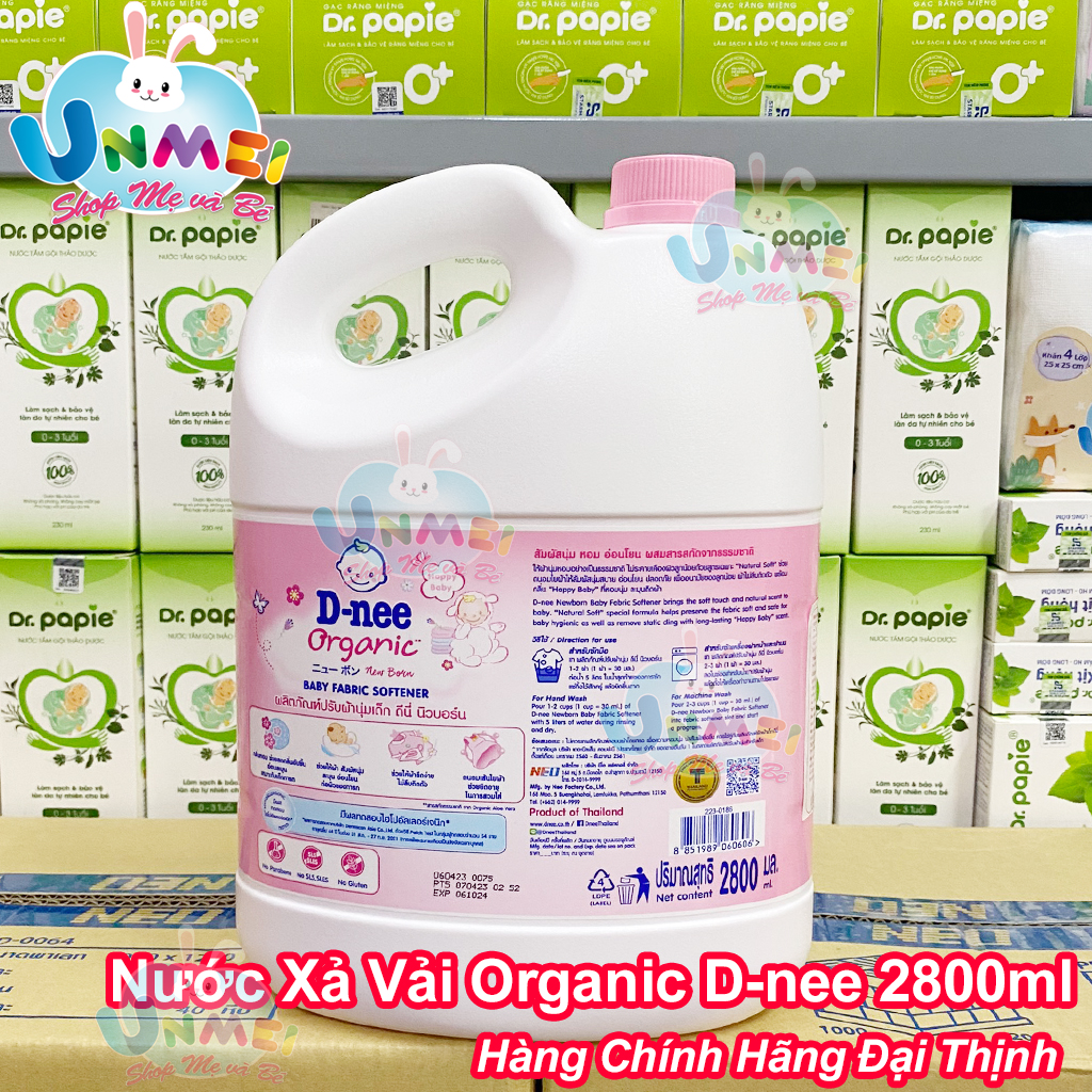 Nước Xả Quần Áo Cho Bé D-nee màu Hồng - Tem phụ Công ty Đại Thịnh