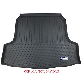 Thảm lót cốp hn xe ô tô Nissan Teana 2011-2016 nhãn hiệu Macsim chất liệu TPV cao cấp màu đen(091)