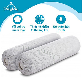 Gối chặn cho bé vải sợi tre bamboo kháng khuẩn cho bé Comfybaby CFN02