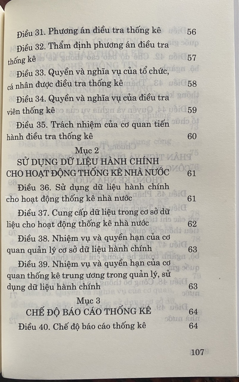 Luật Thống Kê Năm 2015 ( Sửa đổi, bổ sung năm 2021 )