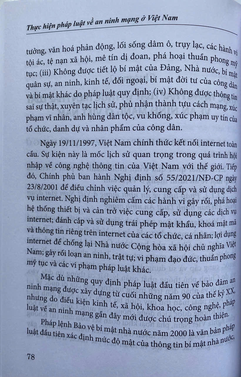 Thực Hiện Pháp Luật Về An Ninh Mạng Ở Việt Nam