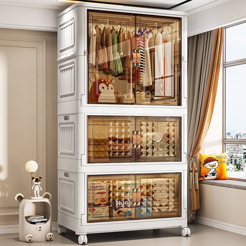 Tủ Nhựa Gấp Gọn Cao Cấp Nhiều Ngắn- Gấp Đựng Đồ,Quần Áo Thông Minh Tiết Kiệm Không Gian, Tháo Lắp Dễ Dàng
