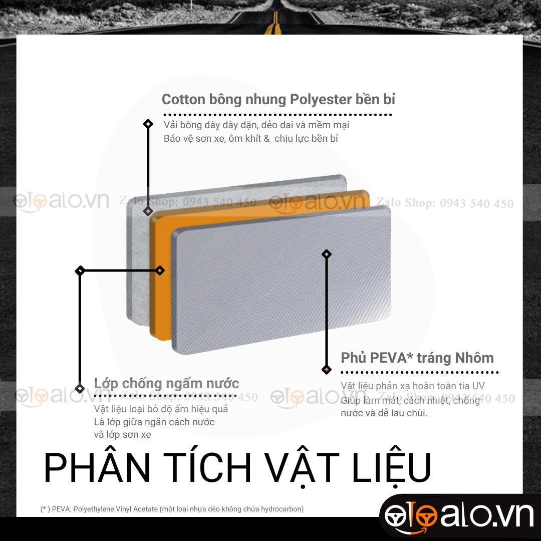 Bạt phủ ô tô dành cho xe Toyota Tacoma 3 lớp cao cấp